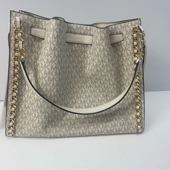 Michael Kors Mina Large & Wallet Light Cream Multi - Picture 5 of 14